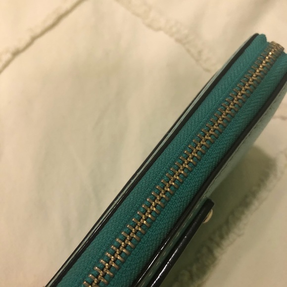 Turquoise Kate spade wallet large - Picture 3 of 8